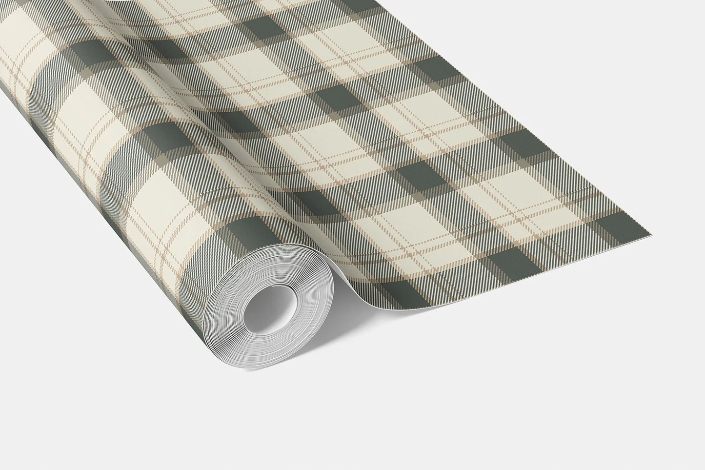 Hawthorne Plaid Wallpaper - Ashcombe Teal