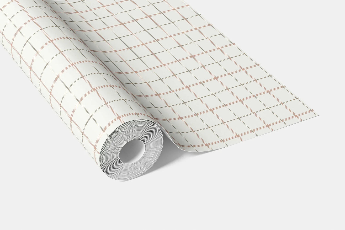 Ashford Ledger Wallpaper - Blush Tally