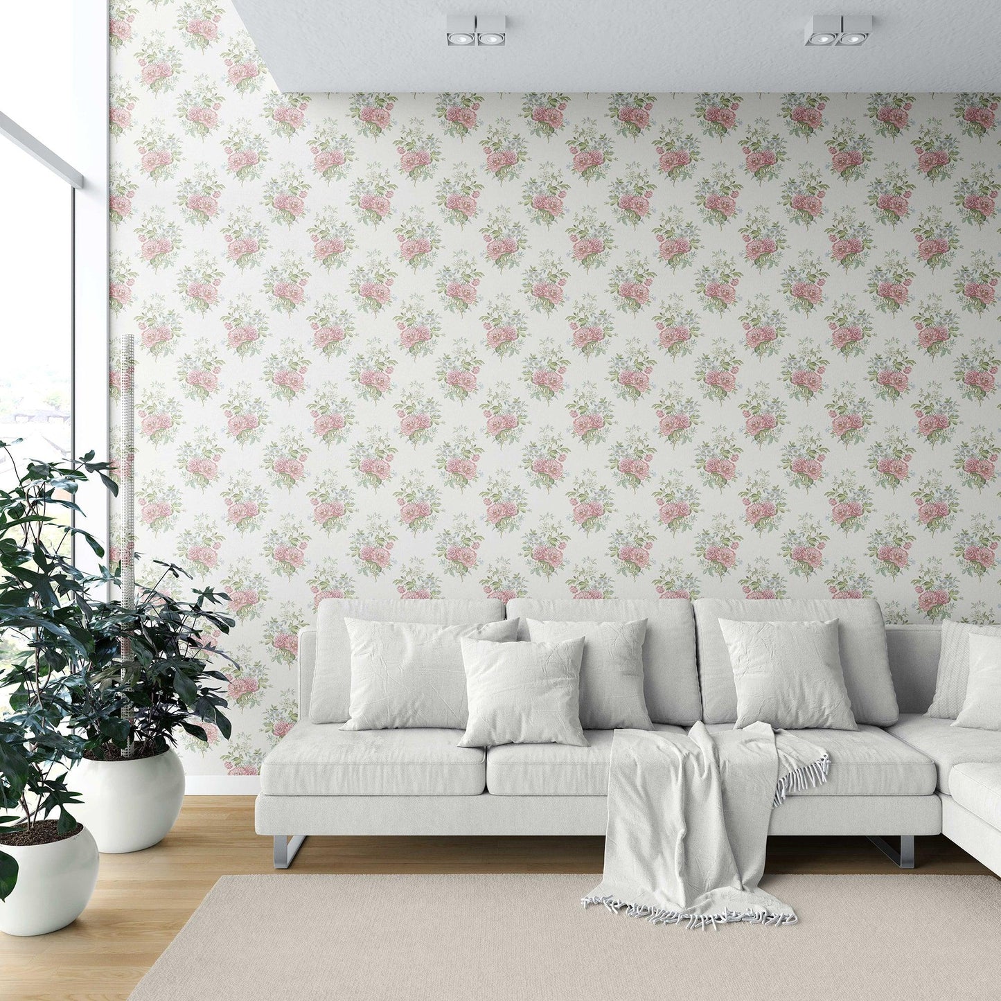 Rosemoor Wallpaper - Classic Cream