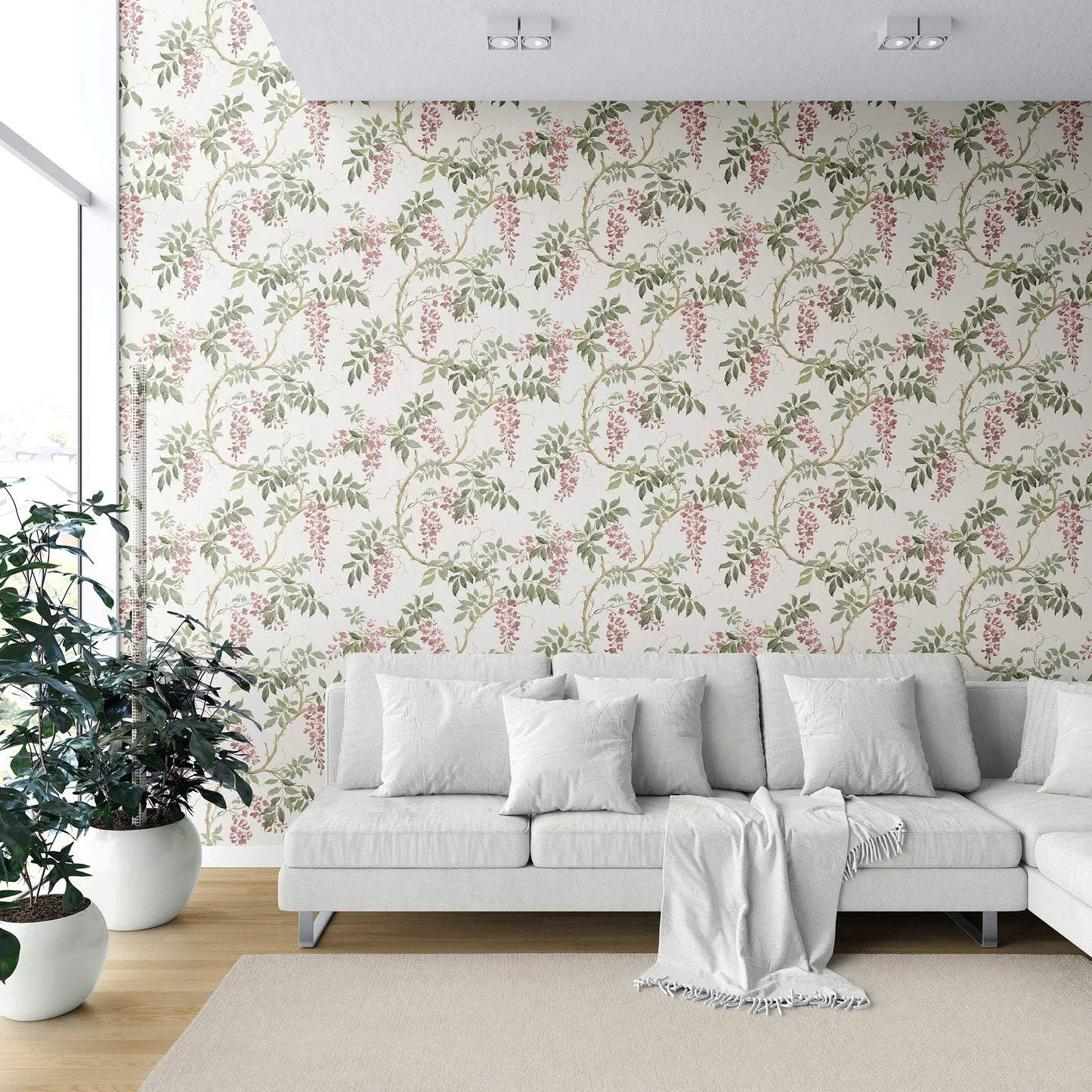 Wisterleigh Wallpaper - Rose Cascade