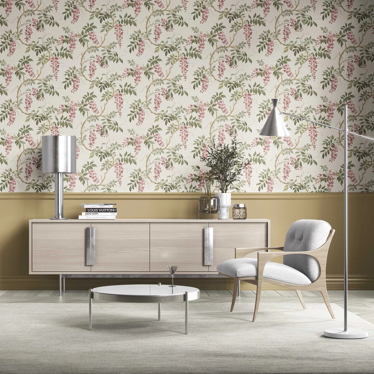 Wisterleigh Wallpaper - Rose Cascade