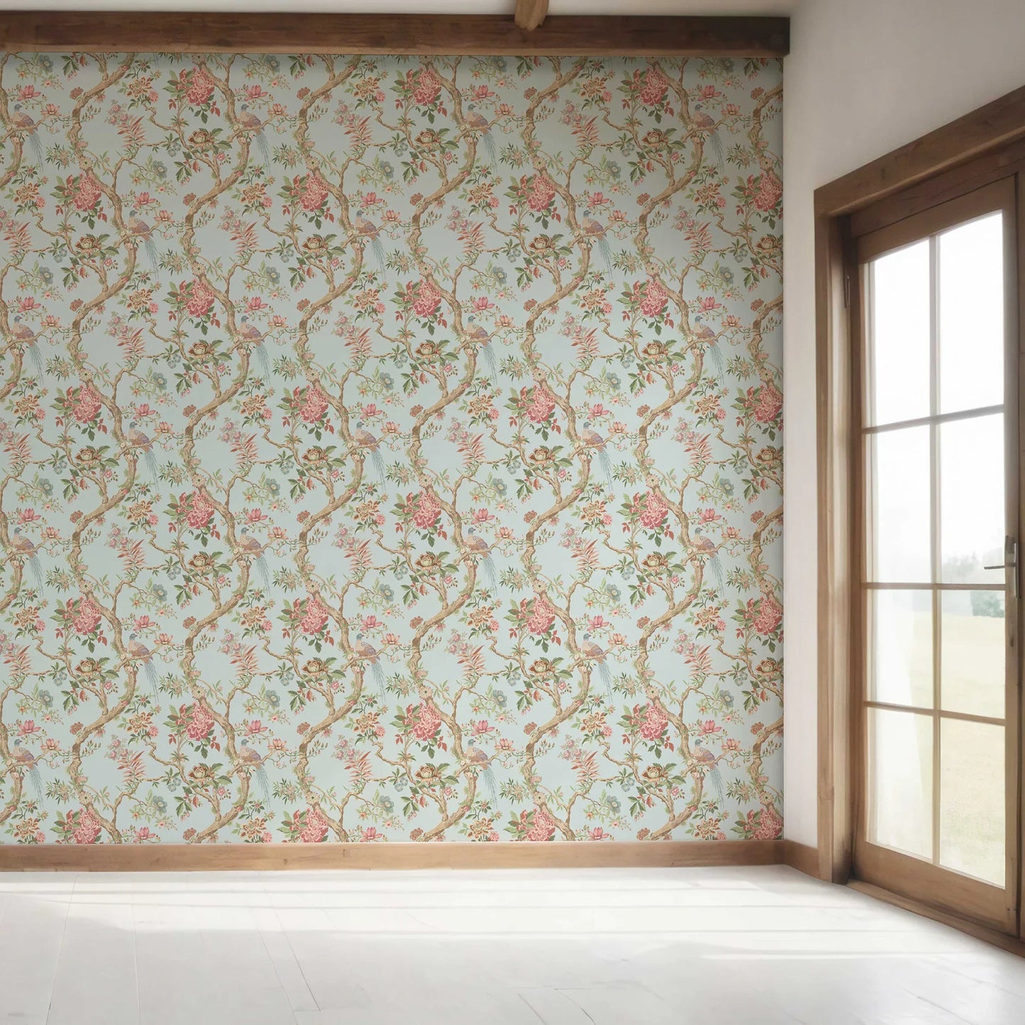 Willowbourne Wallpaper - Misty Sky