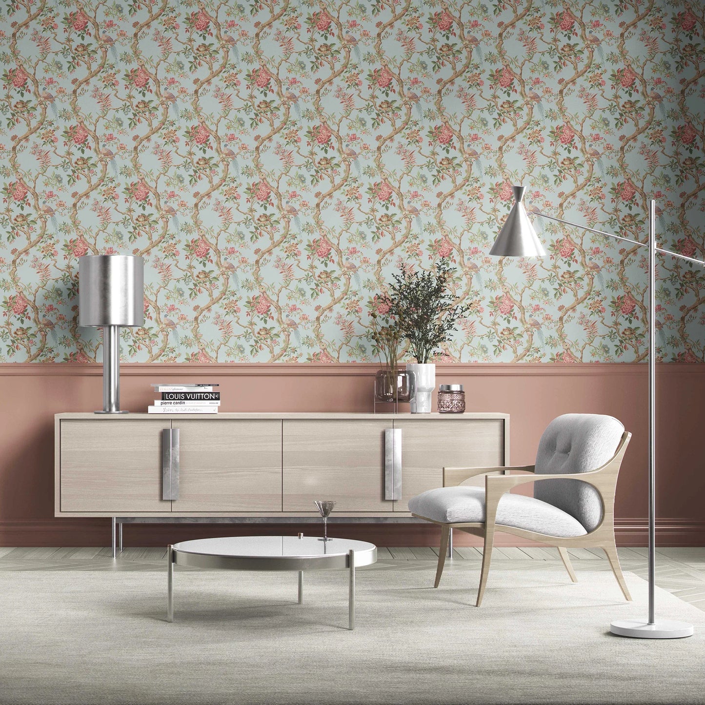 Willowbourne Wallpaper - Misty Sky