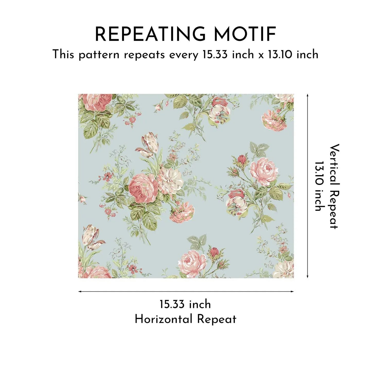 Briarcliff Wallpaper - Powder Blue Bloom