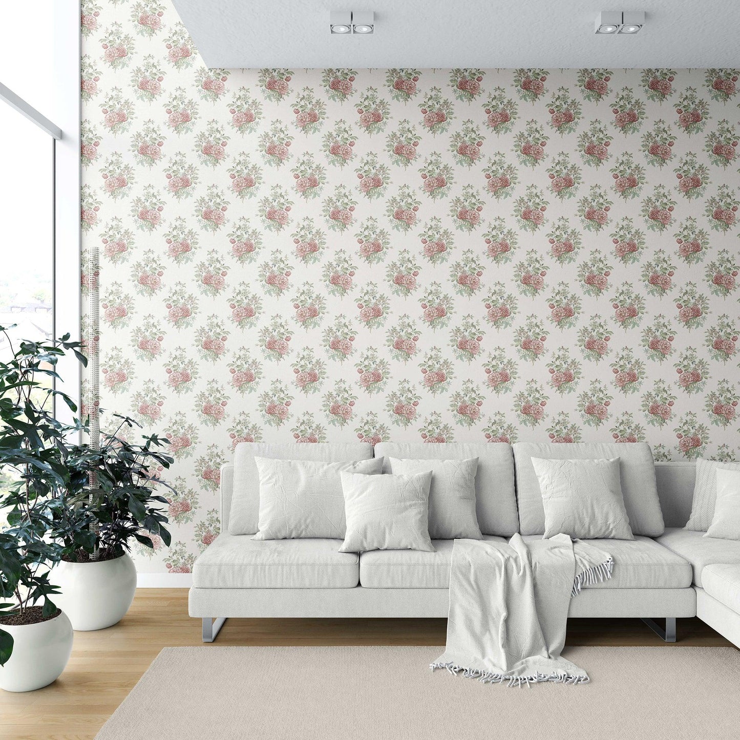 Rosemoor Wallpaper - Antique Ivory