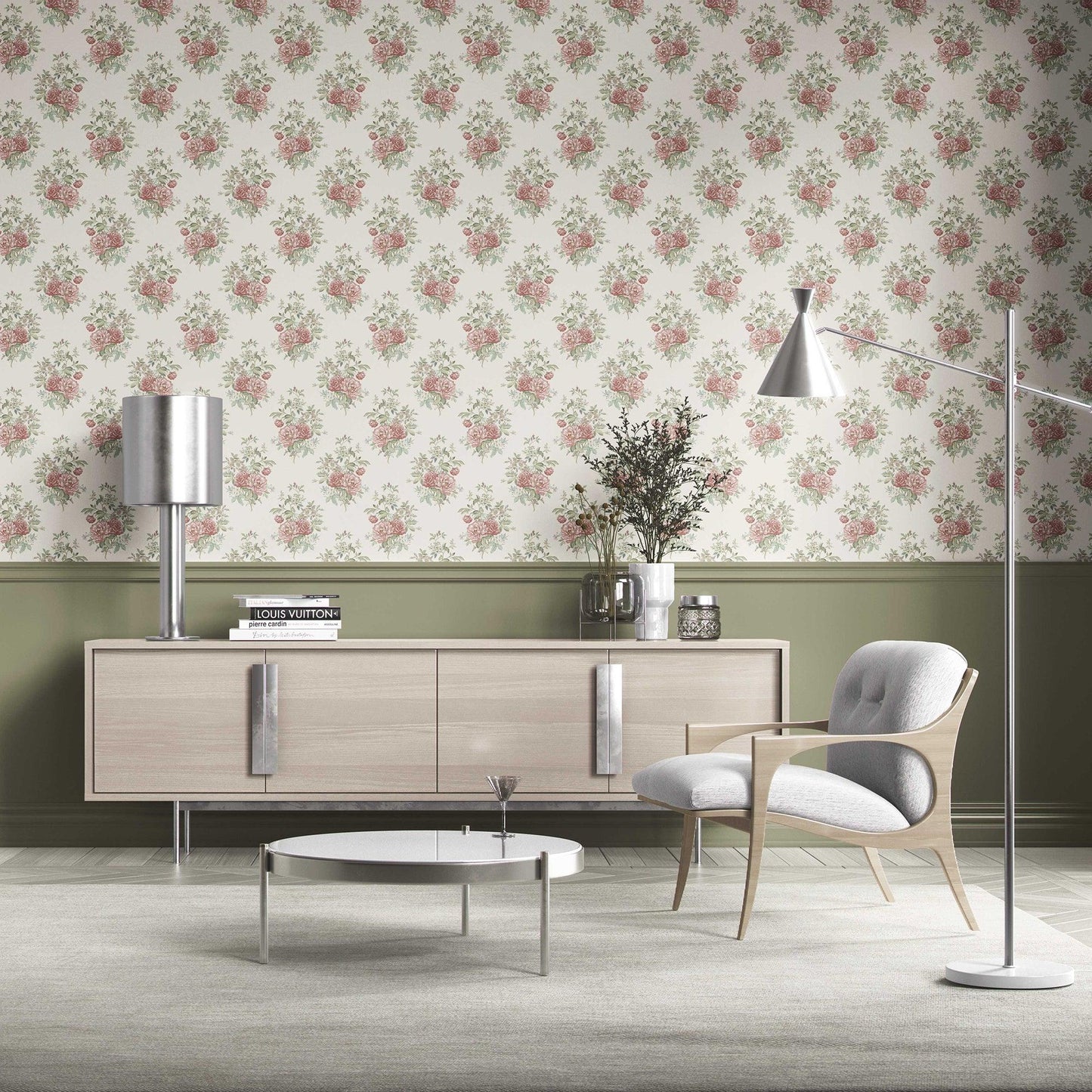 Rosemoor Wallpaper - Antique Ivory