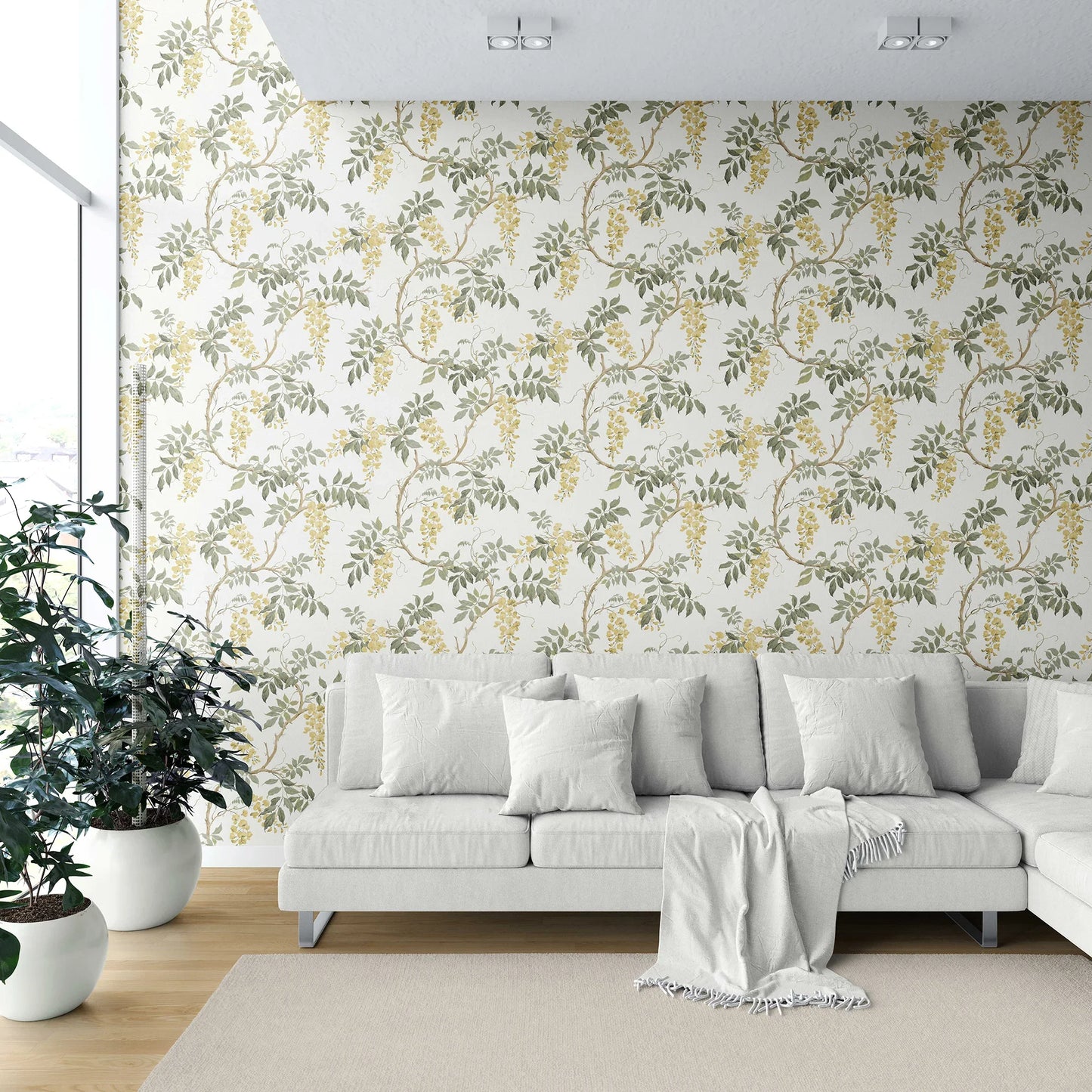 Wisterleigh Wallpaper - Golden Bloom