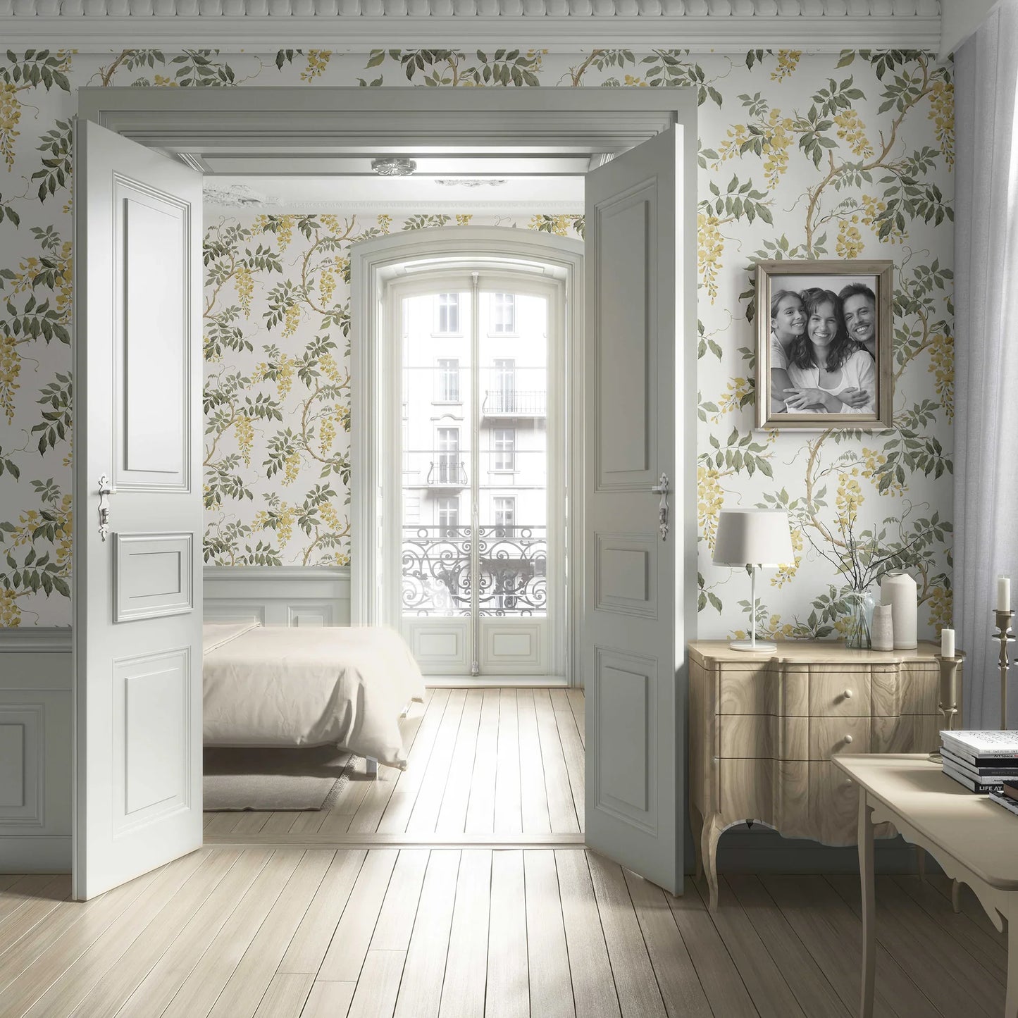 Wisterleigh Wallpaper - Golden Bloom