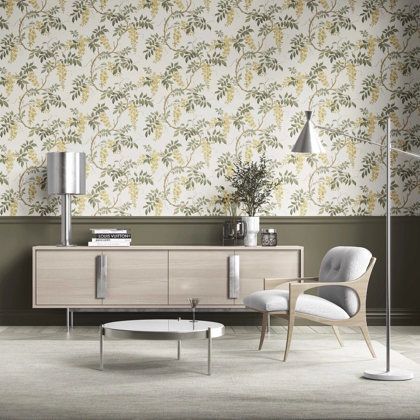 Wisterleigh Wallpaper - Golden Bloom
