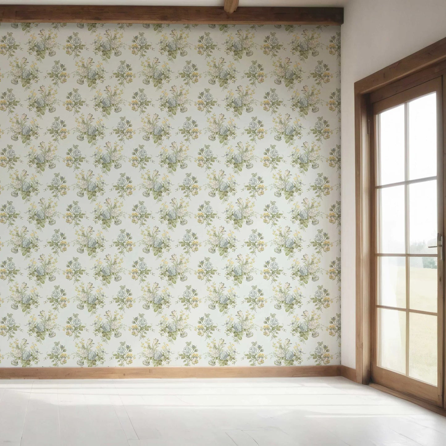 Briarcliff Wallpaper - Garden Mist