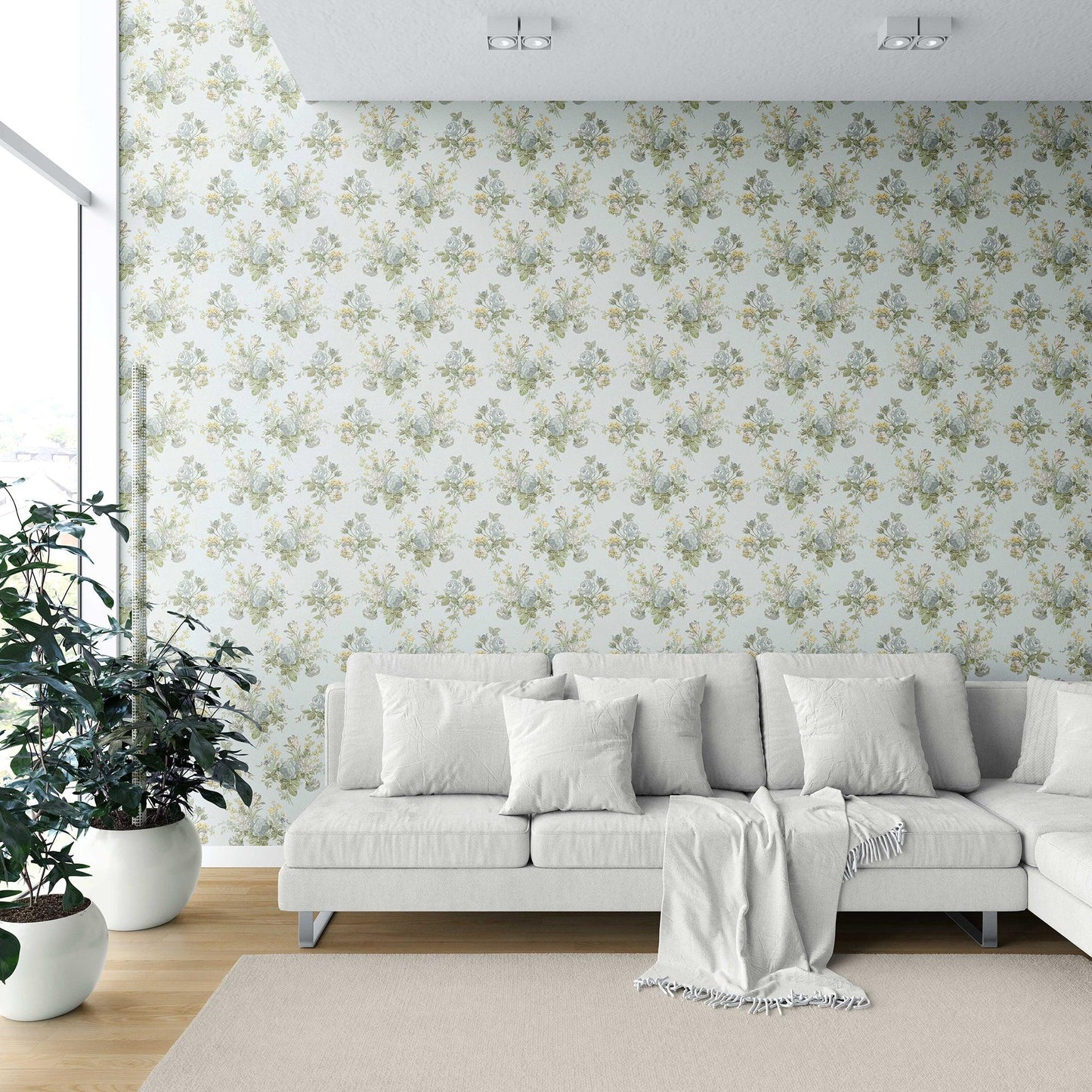 Briarcliff Wallpaper - Garden Mist