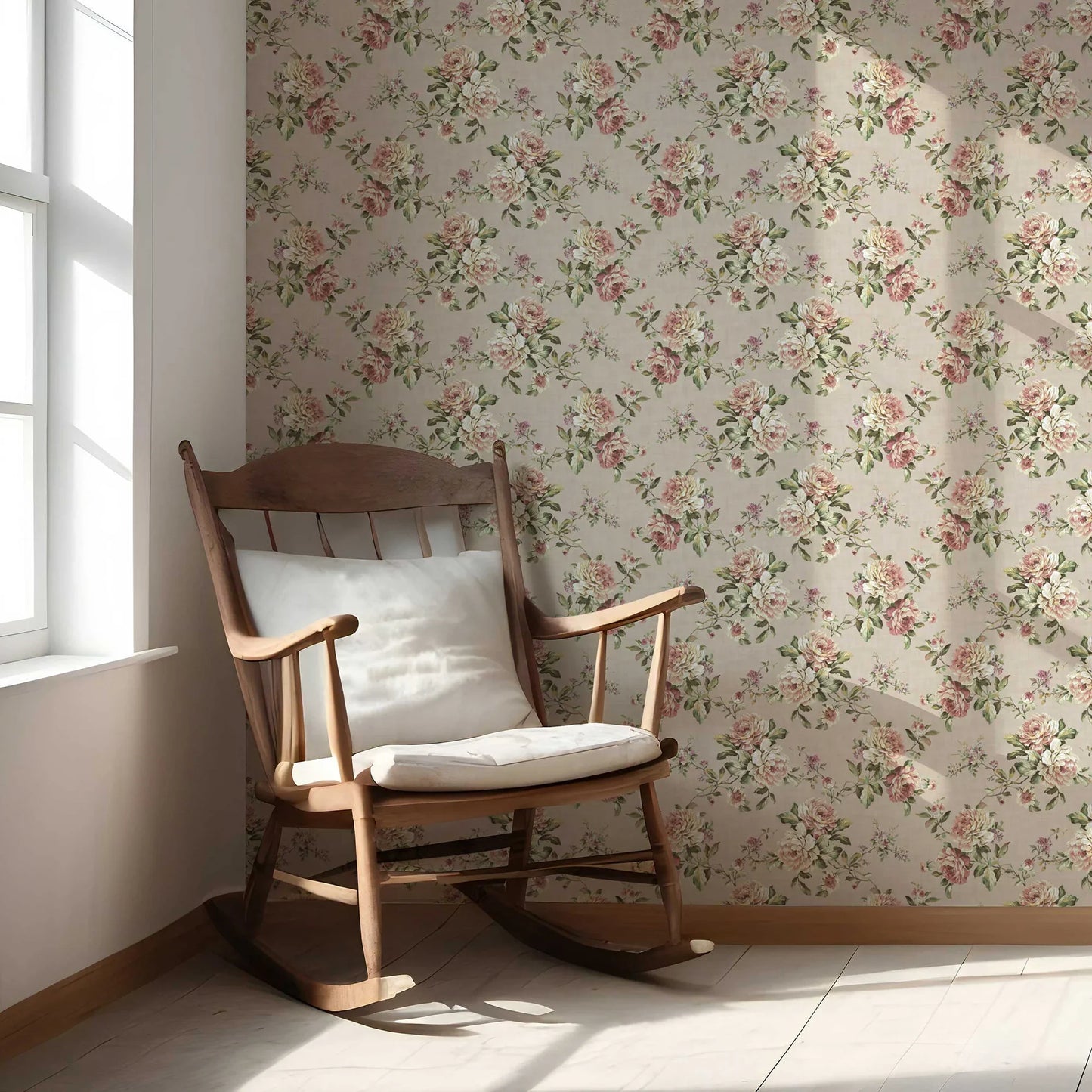 Ashbourne Manor Wallpaper - Classic Linen