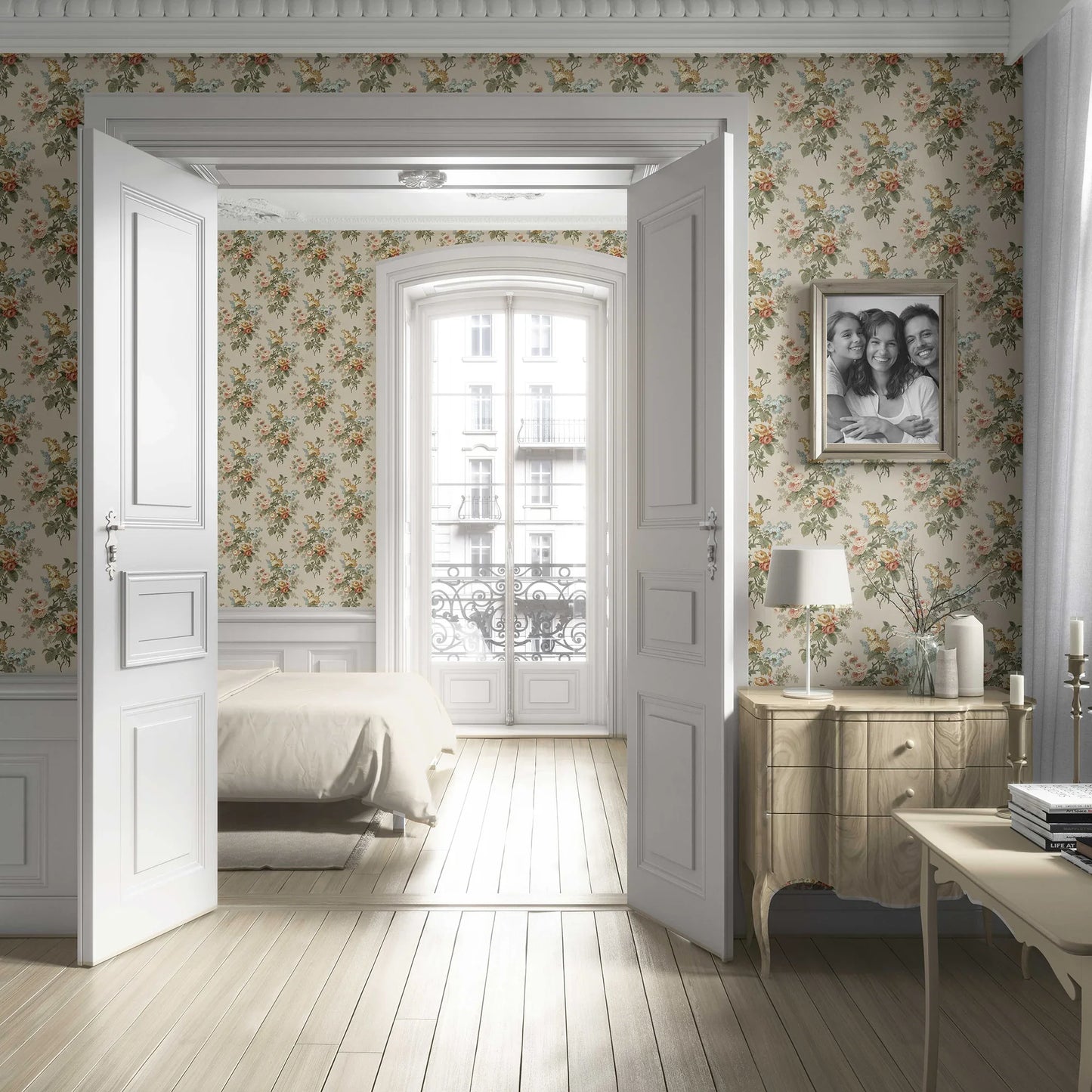 Chatsworth Charm Wallpaper - Golden Tapestry