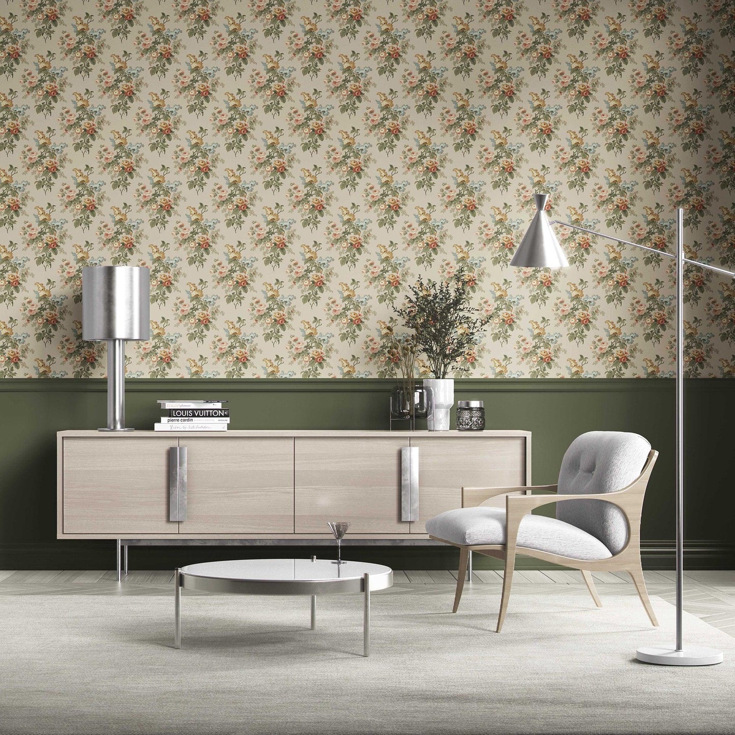 Chatsworth Charm Wallpaper - Golden Tapestry