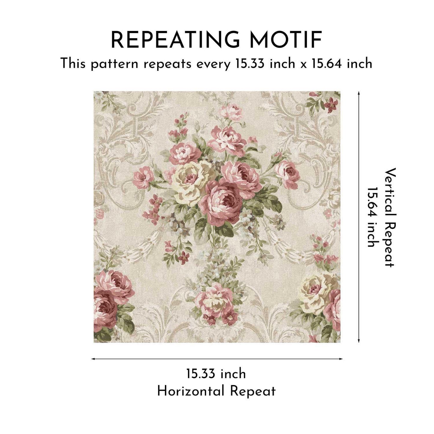 Belvoir Bloom Wallpaper - Rosewood Elegance