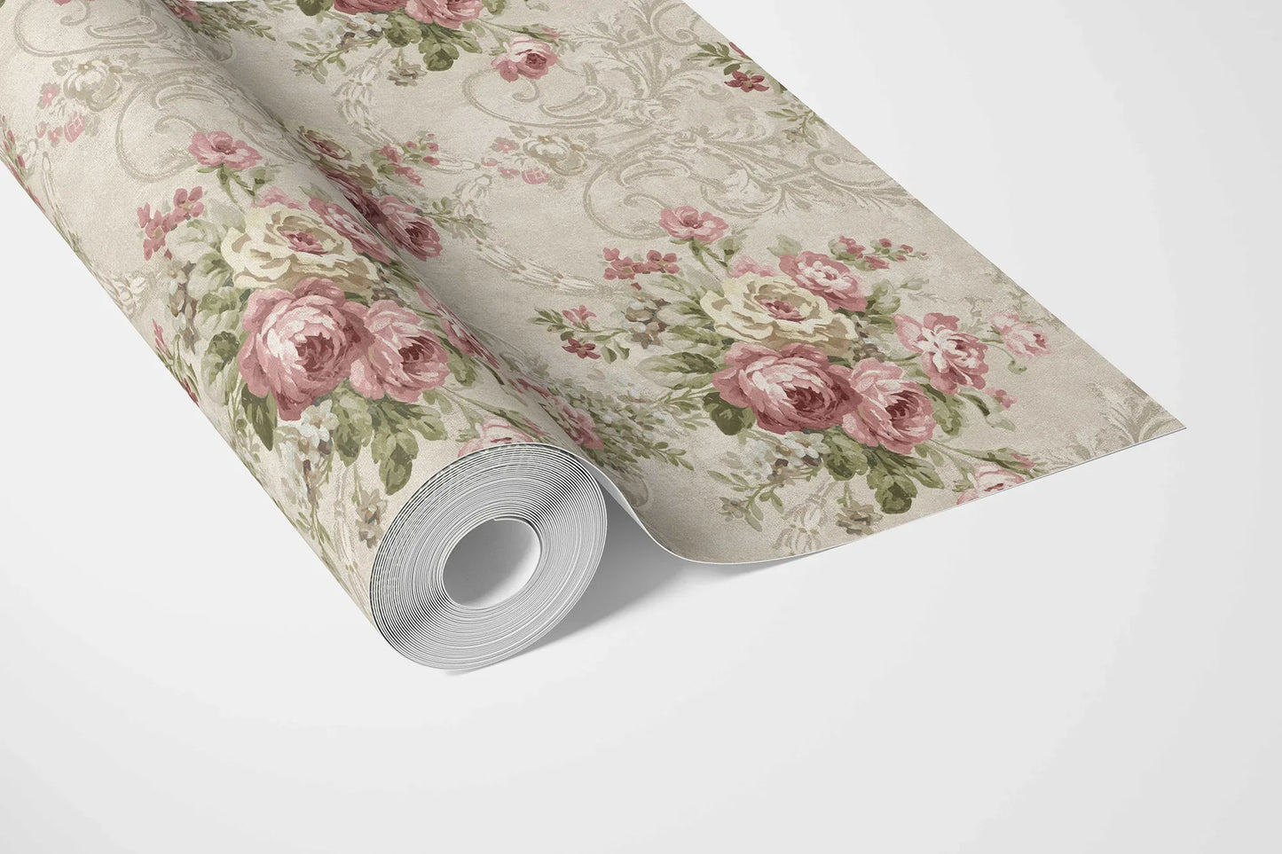Belvoir Bloom Wallpaper - Rosewood Elegance