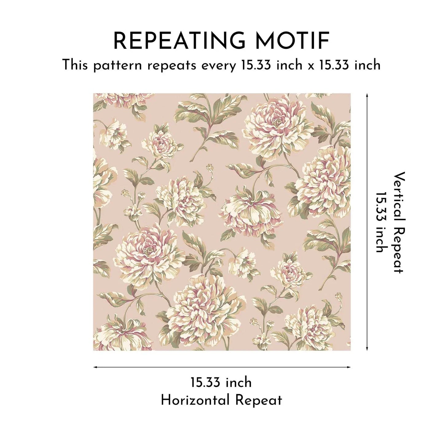 Bloomsbury Elegance Wallpaper - Rosewood Blush