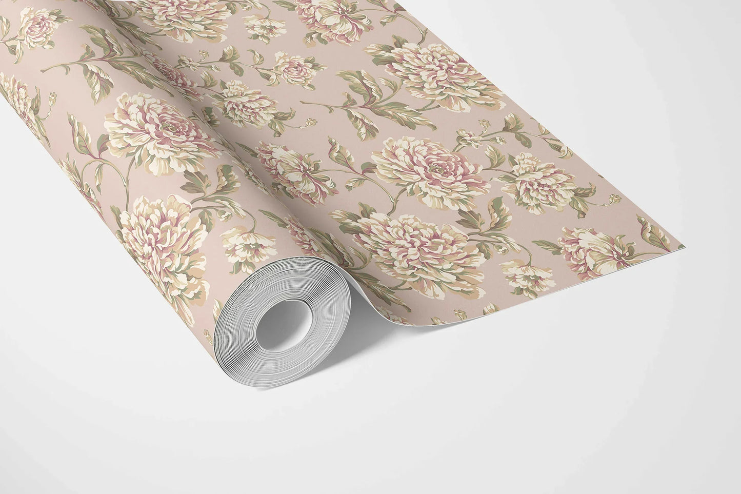 Bloomsbury Elegance Wallpaper - Rosewood Blush