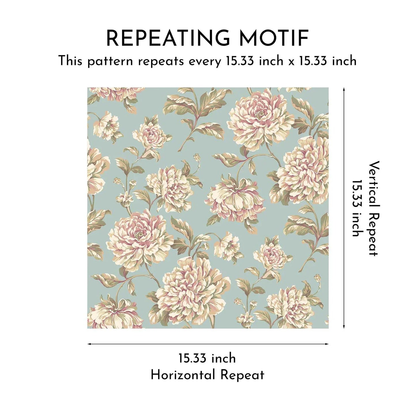Bloomsbury Elegance Wallpaper - Vintage Teal