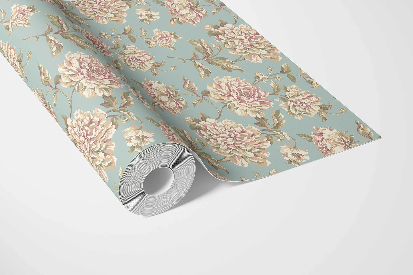 Bloomsbury Elegance Wallpaper - Vintage Teal