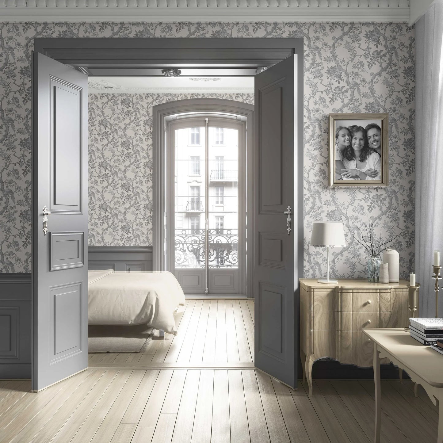 Willowbourne Wallpaper - Slate Charm