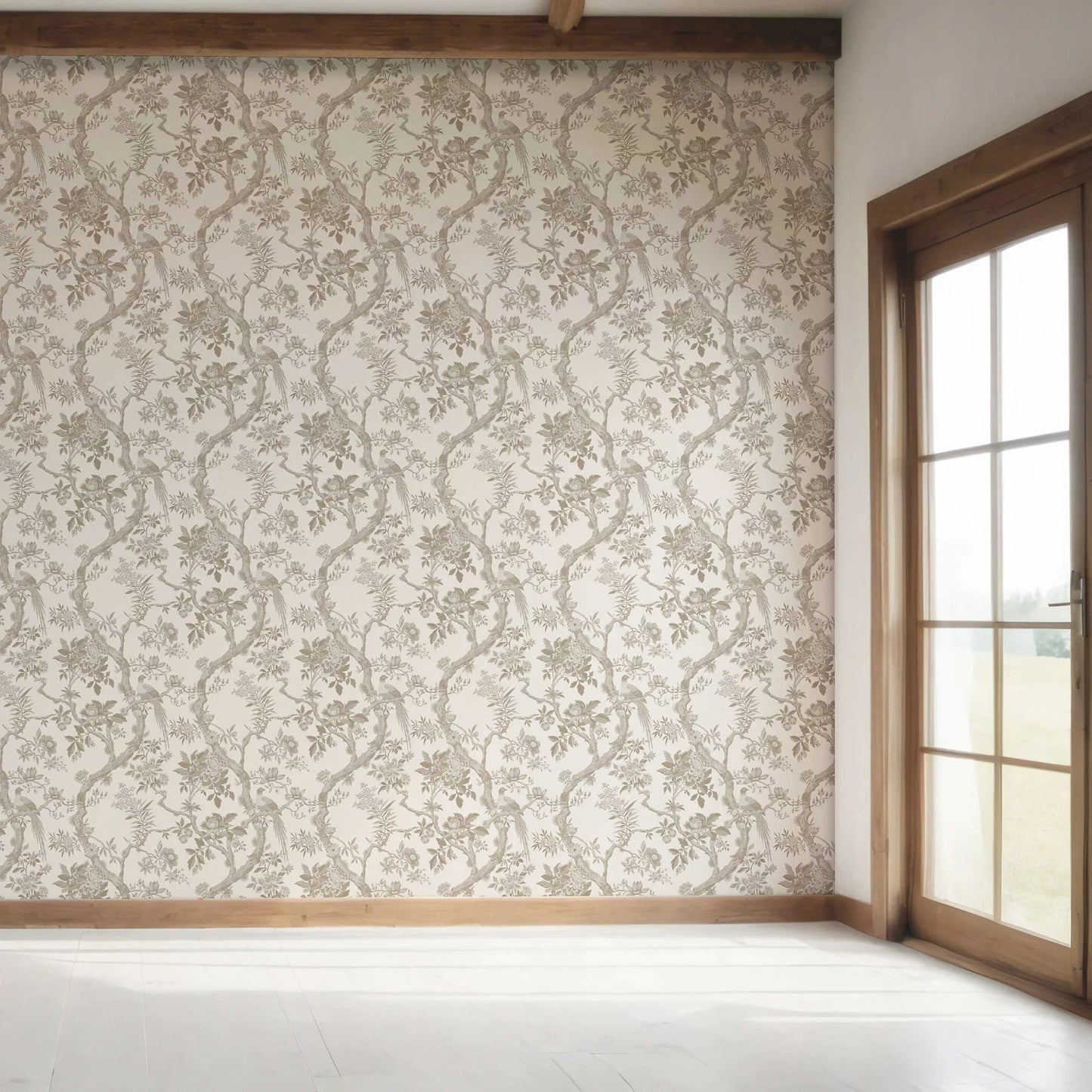 Willowbourne Wallpaper - Taupe Whisper