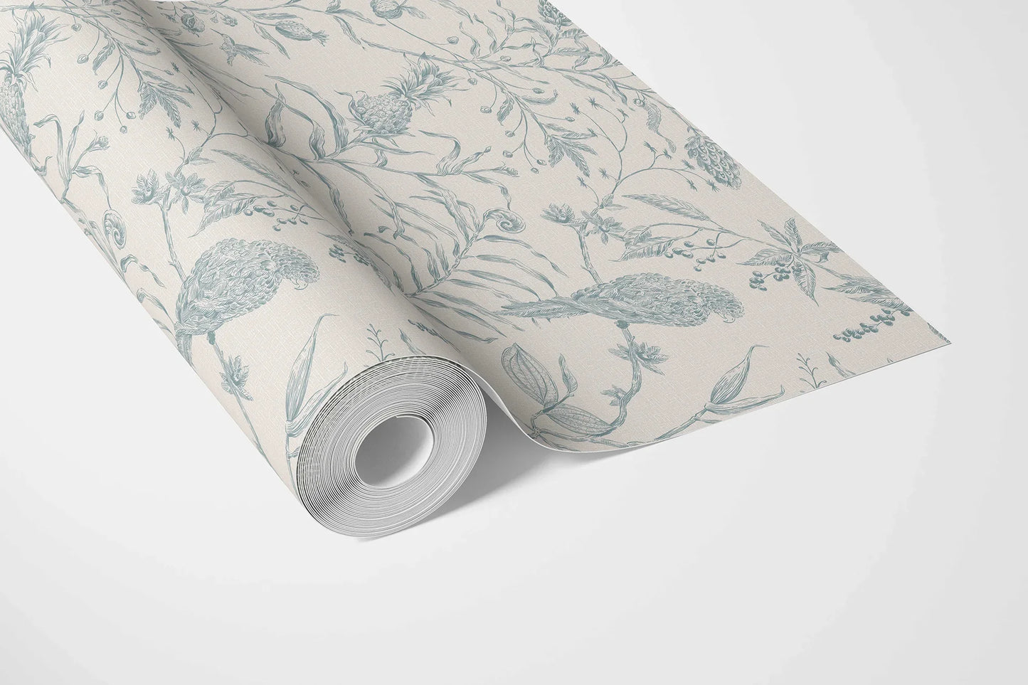 Botanica Aviary Wallpaper - Garden Teal