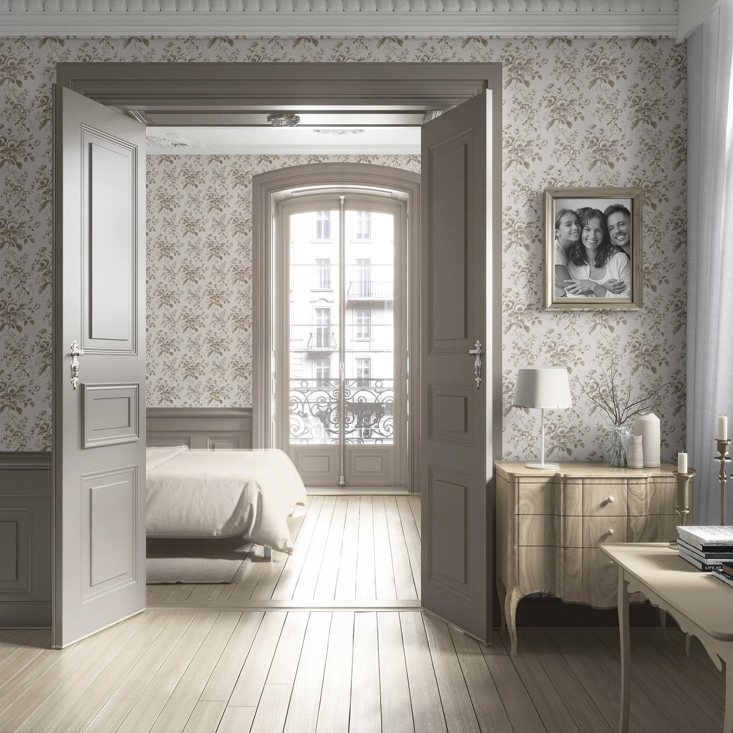 Rosalind Manor Wallpaper - Antique Gold