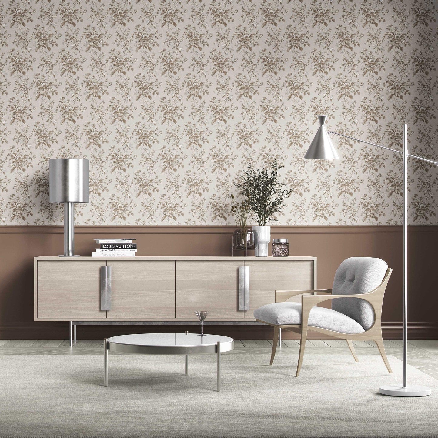 Rosalind Manor Wallpaper - Antique Gold