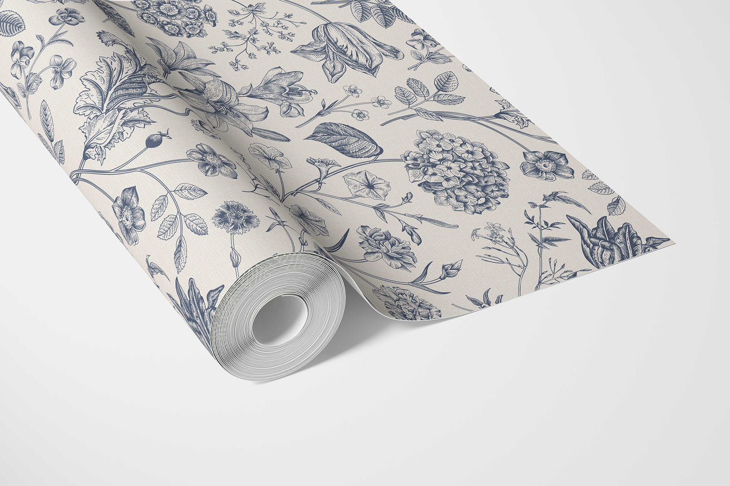Garden Anthology Wallpaper - Indigo Bloom
