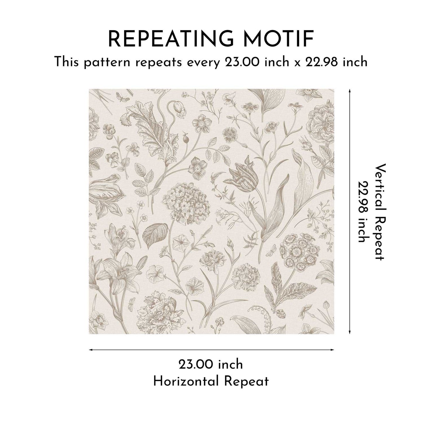 Garden Anthology Wallpaper - Antique Ivory
