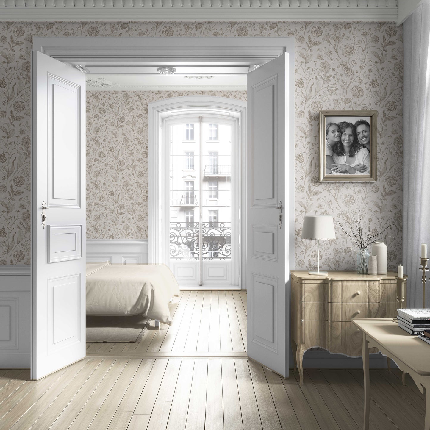Garden Anthology Wallpaper - Antique Ivory