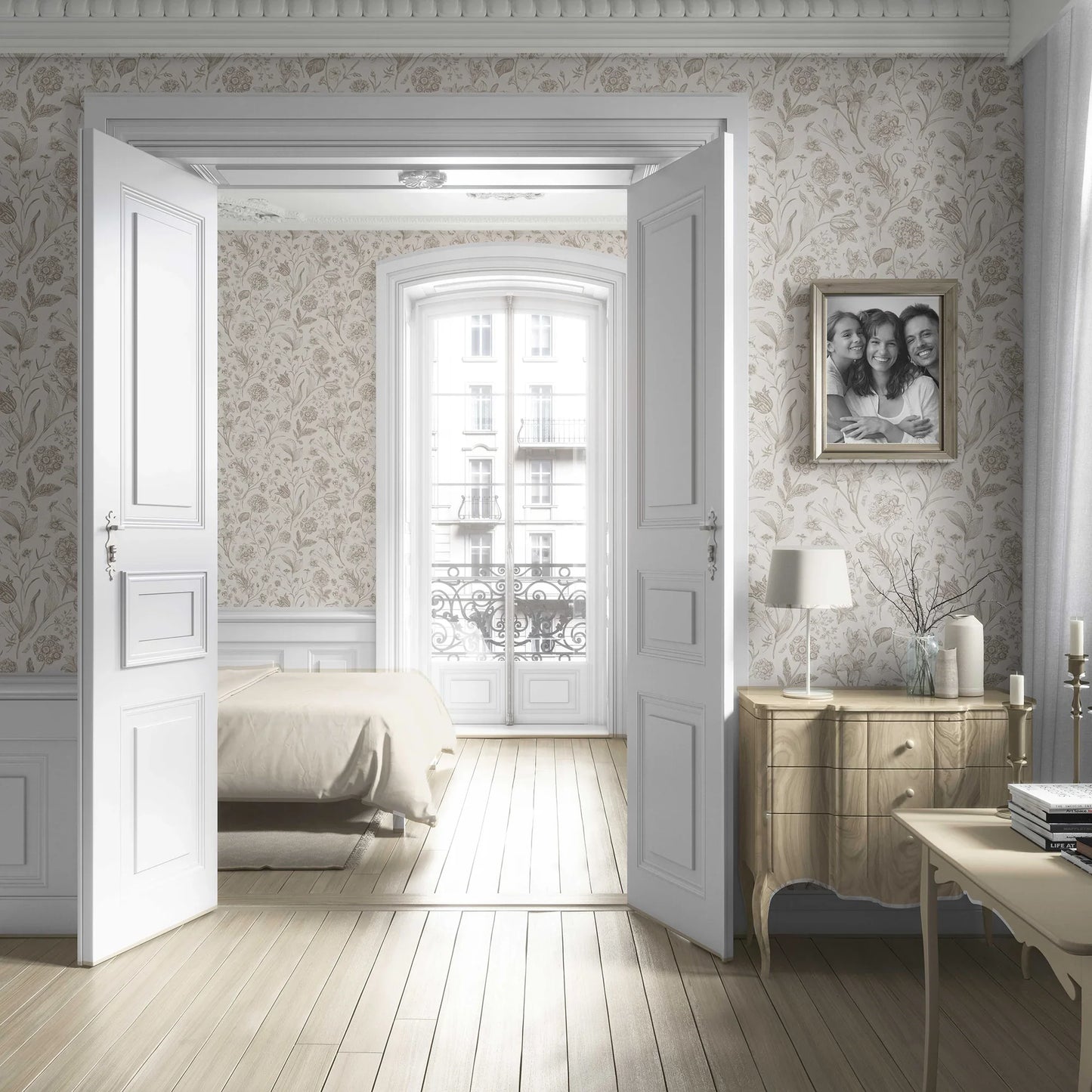 Garden Anthology Wallpaper - Antique Ivory