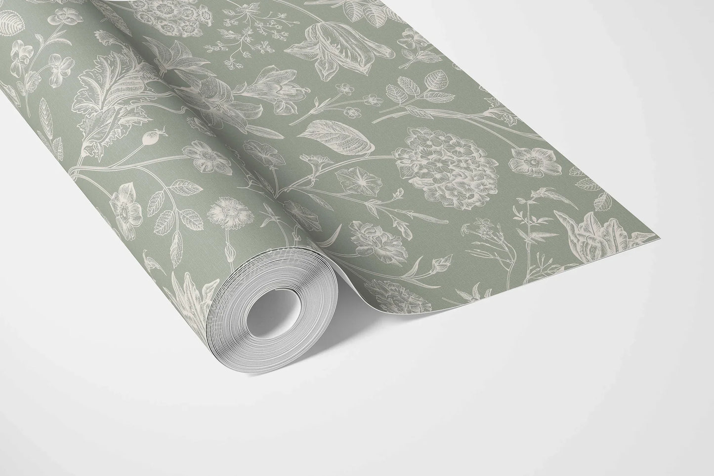Garden Anthology Wallpaper - Misty Sage