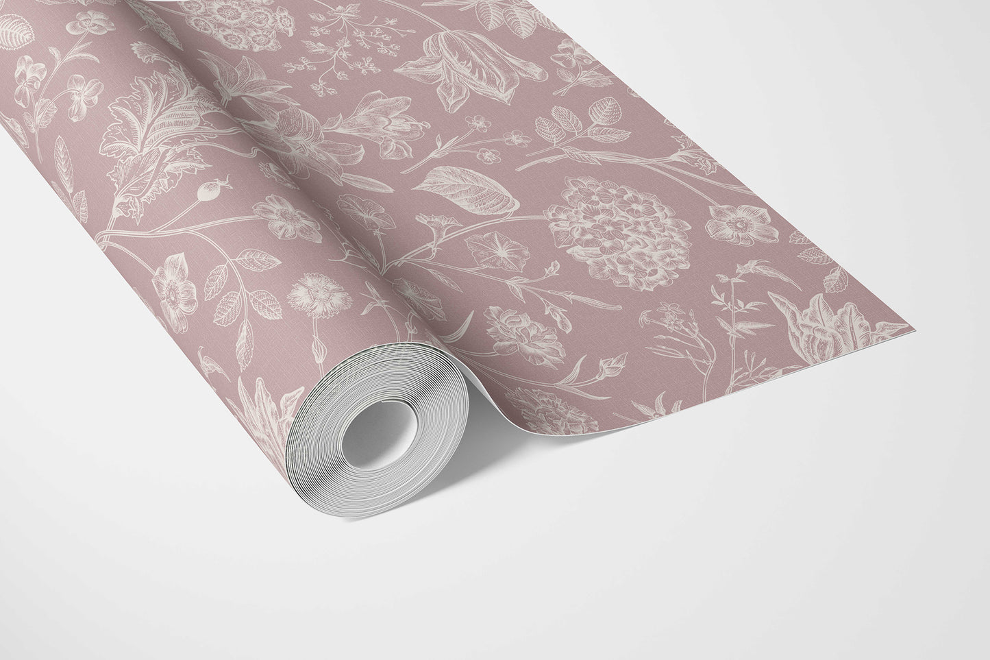 Garden Anthology Wallpaper - Rose Blush