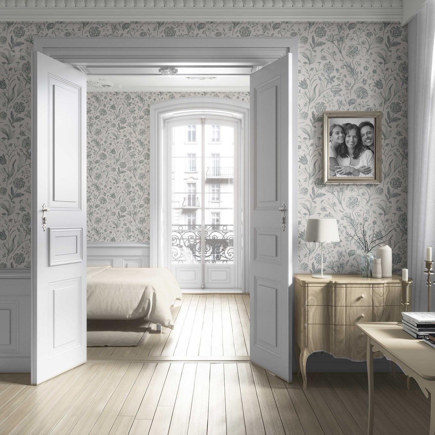 Garden Anthology Wallpaper - Verdant Ink