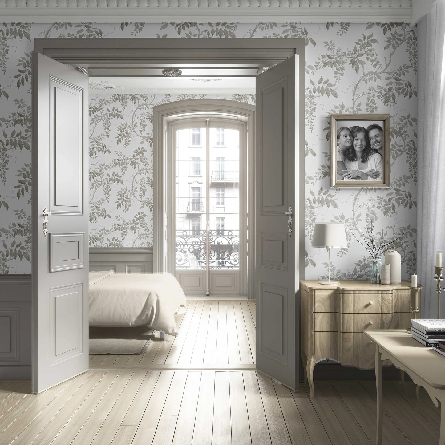 Wisterleigh Wallpaper - Silver Branch