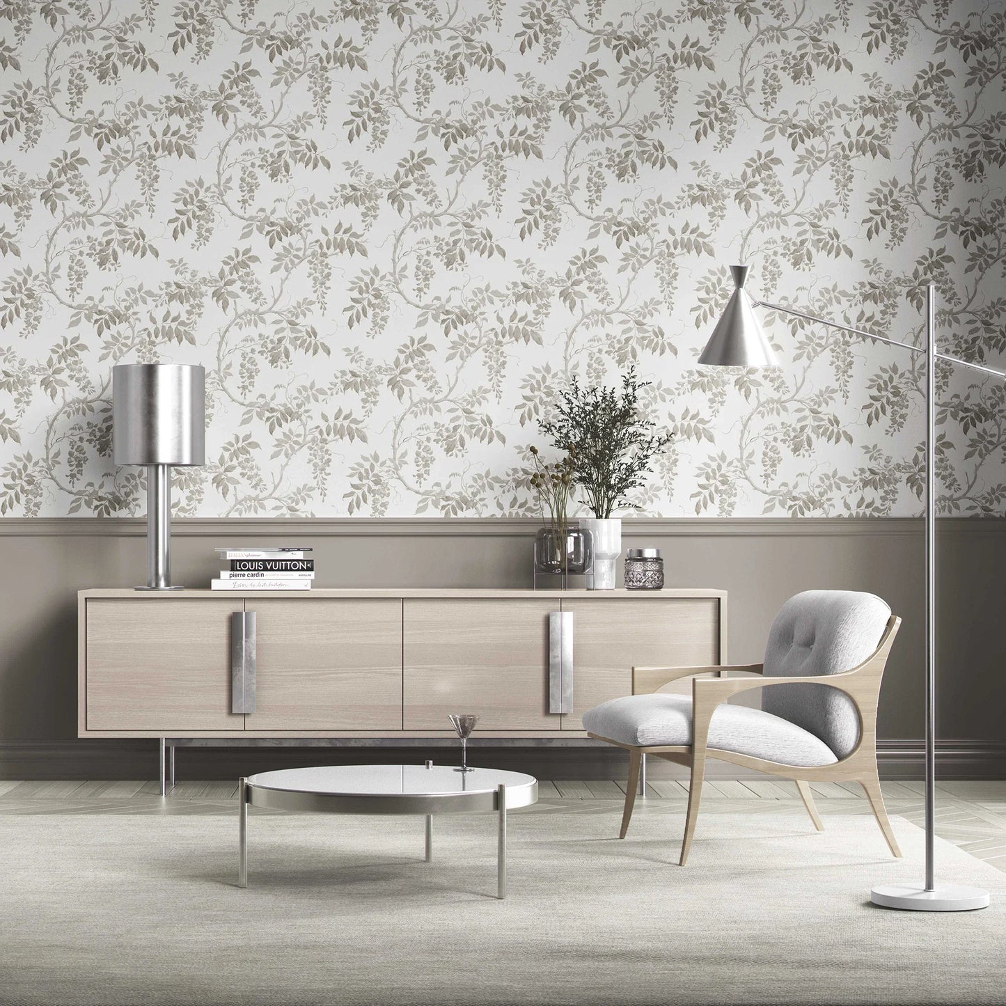 Wisterleigh Wallpaper - Silver Branch