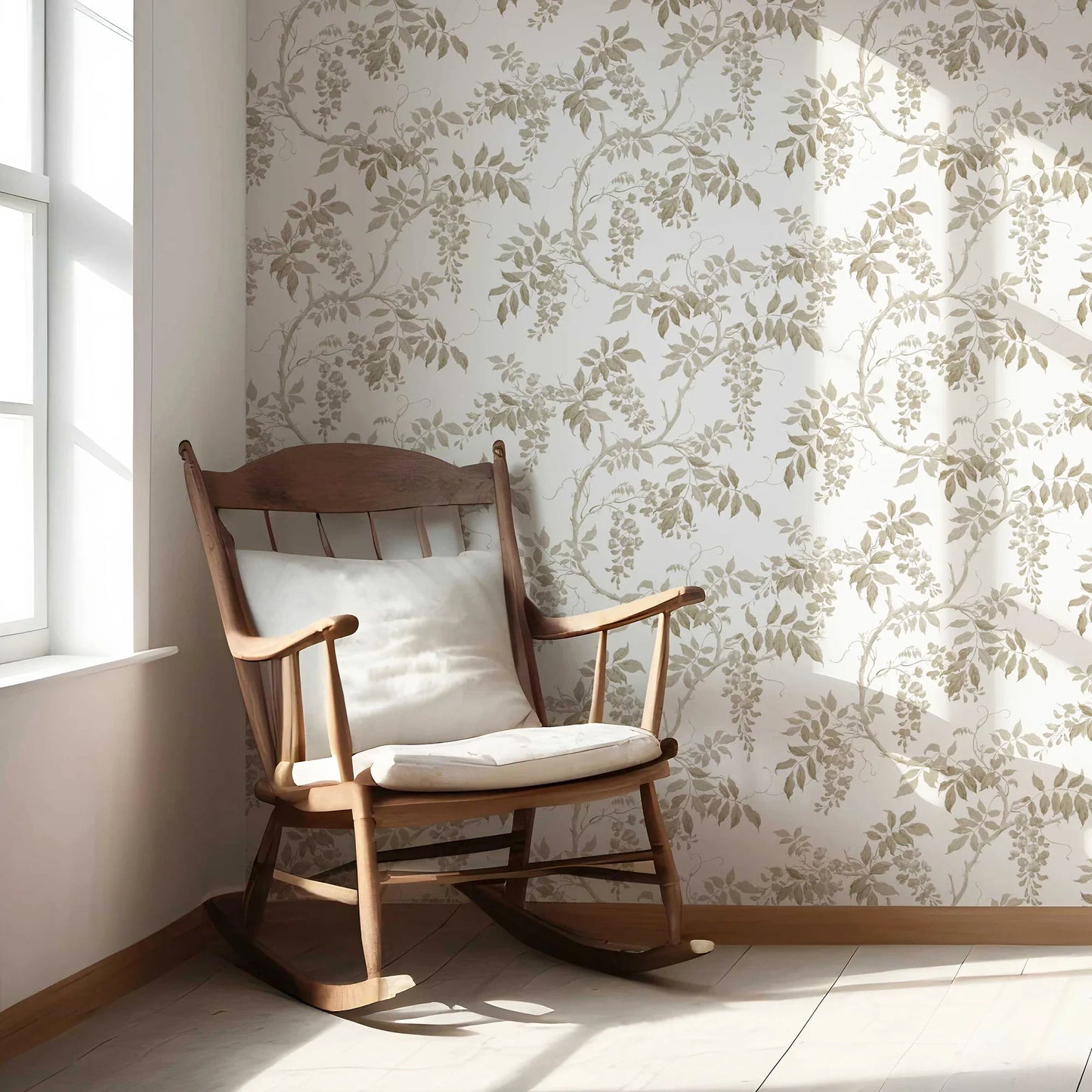 Wisterleigh Wallpaper - Sandstone Vine