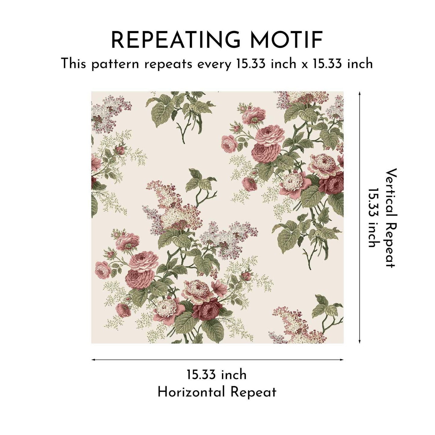 Chatsworth Charm Wallpaper - Rosewood Reverie