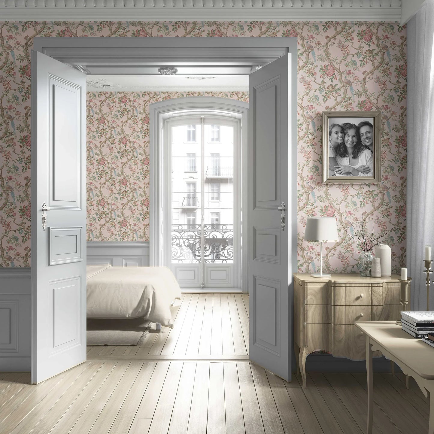 Willowbourne Wallpaper - Rose Blush