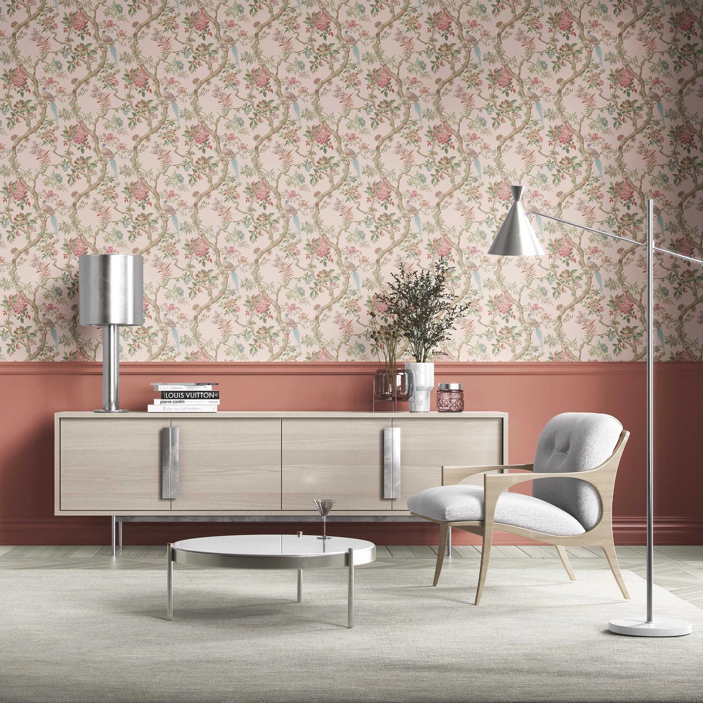 Willowbourne Wallpaper - Rose Blush