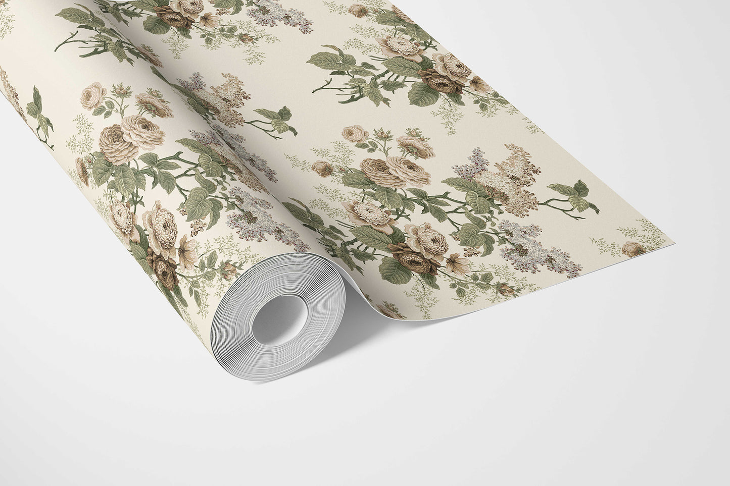Chatsworth Charm Wallpaper - Mocha Bloom