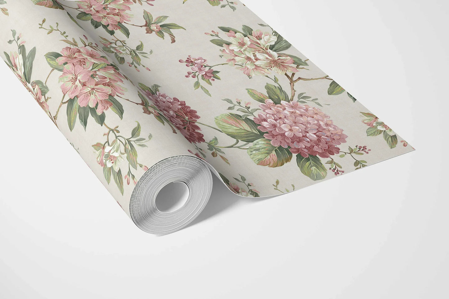 Hydrangea Hill Wallpaper - Classic Cream