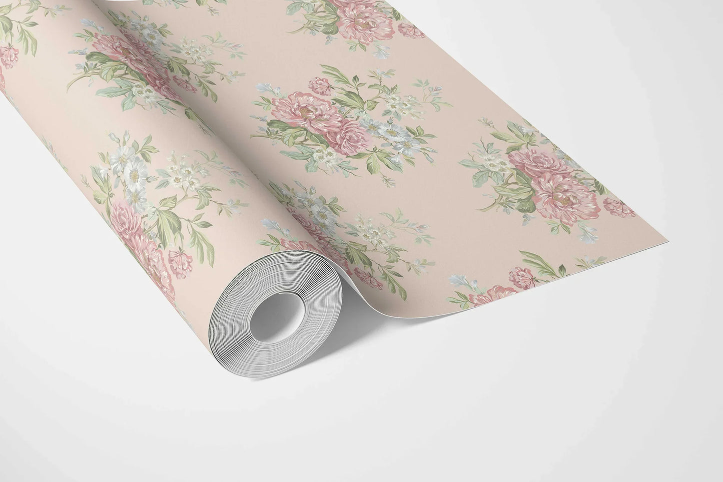 Rosemoor Wallpaper - Peach Blush