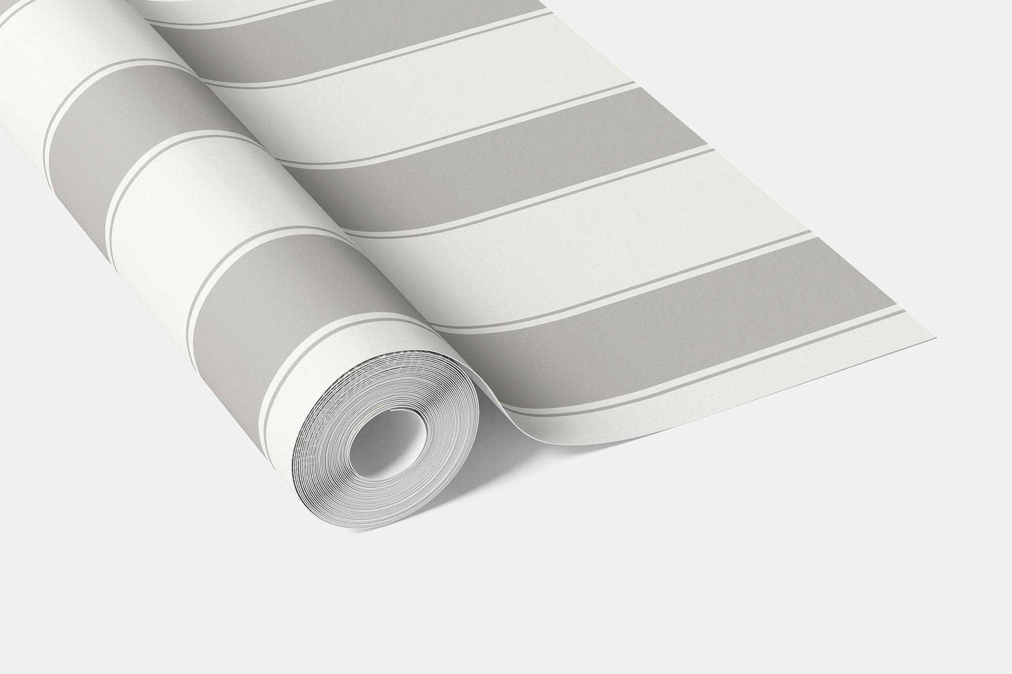Kensington Stripe Wallpaper - Ashstone Grey