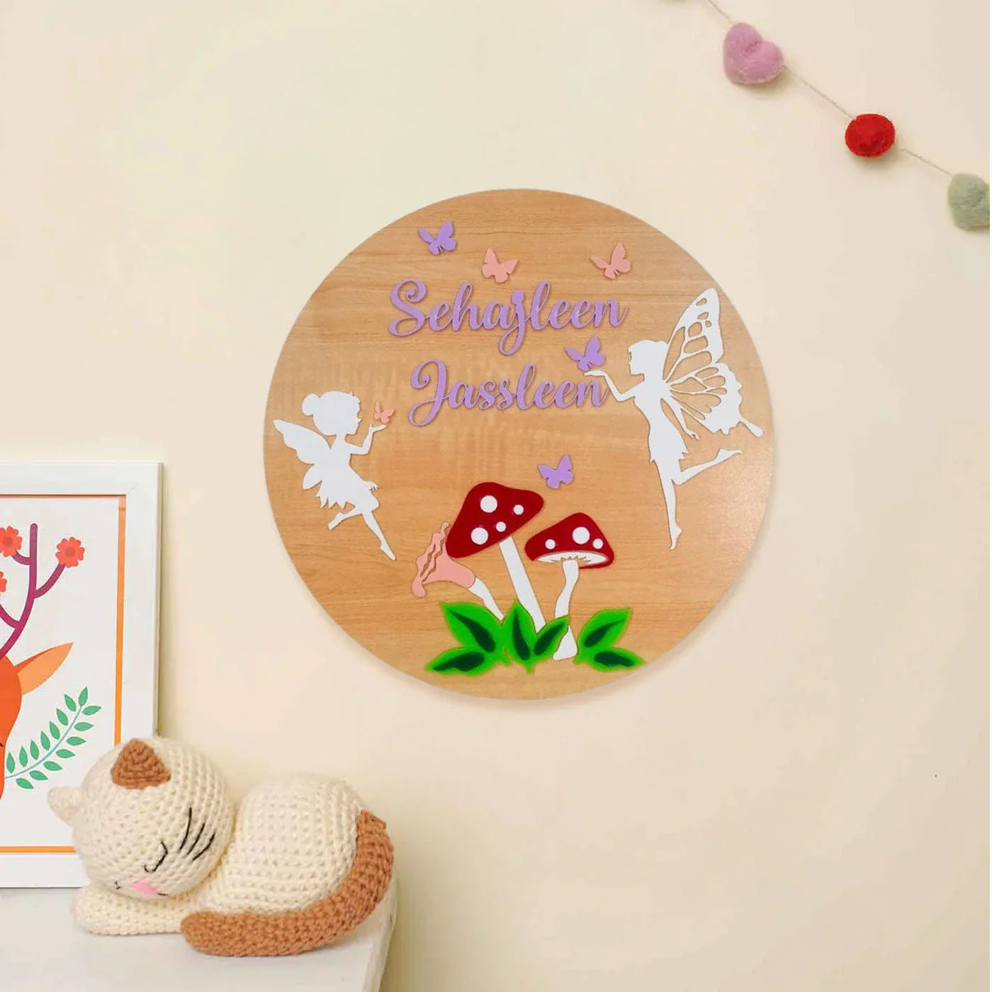 Fairy Wings Name Plaque