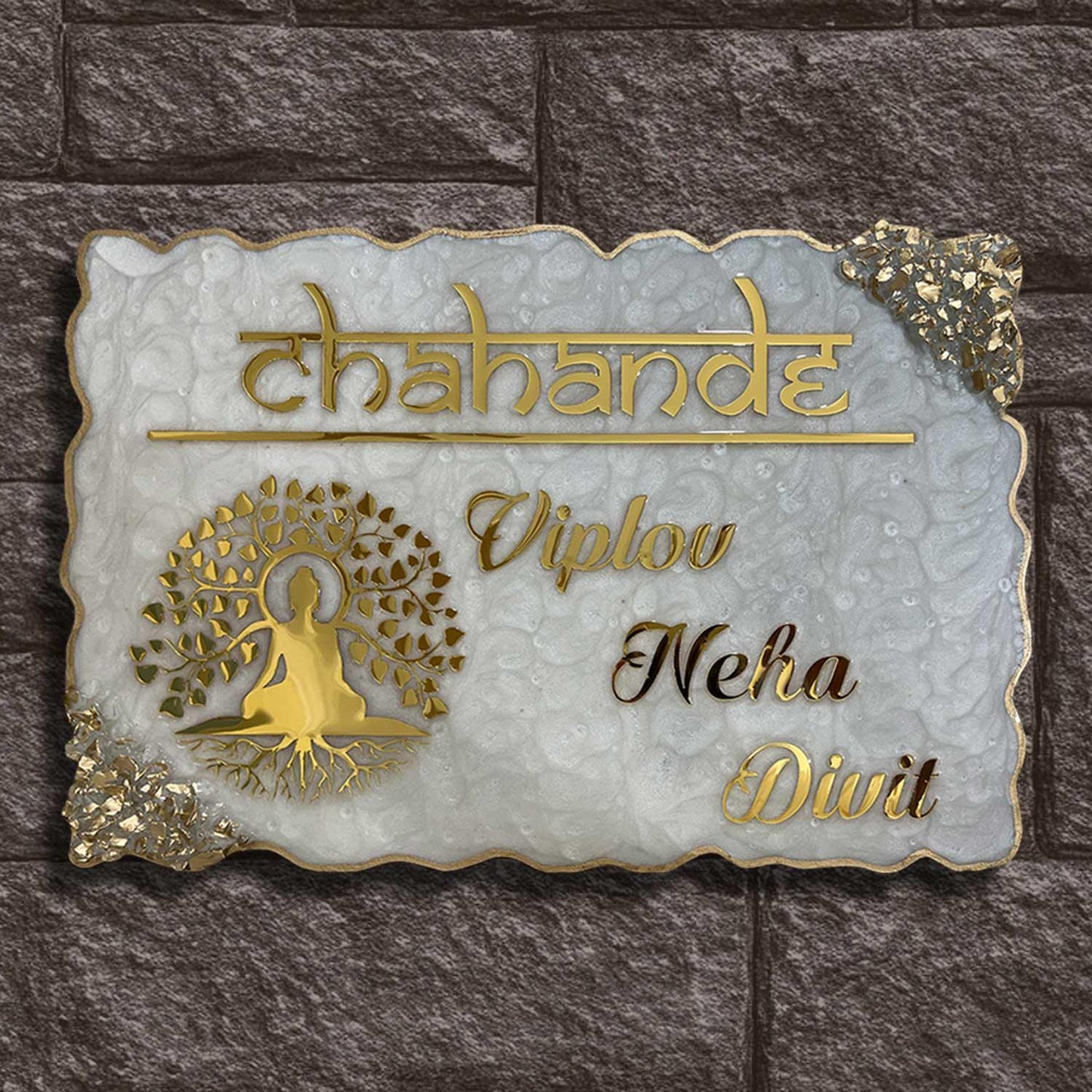 Zen Essence - Family Resin Nameplate