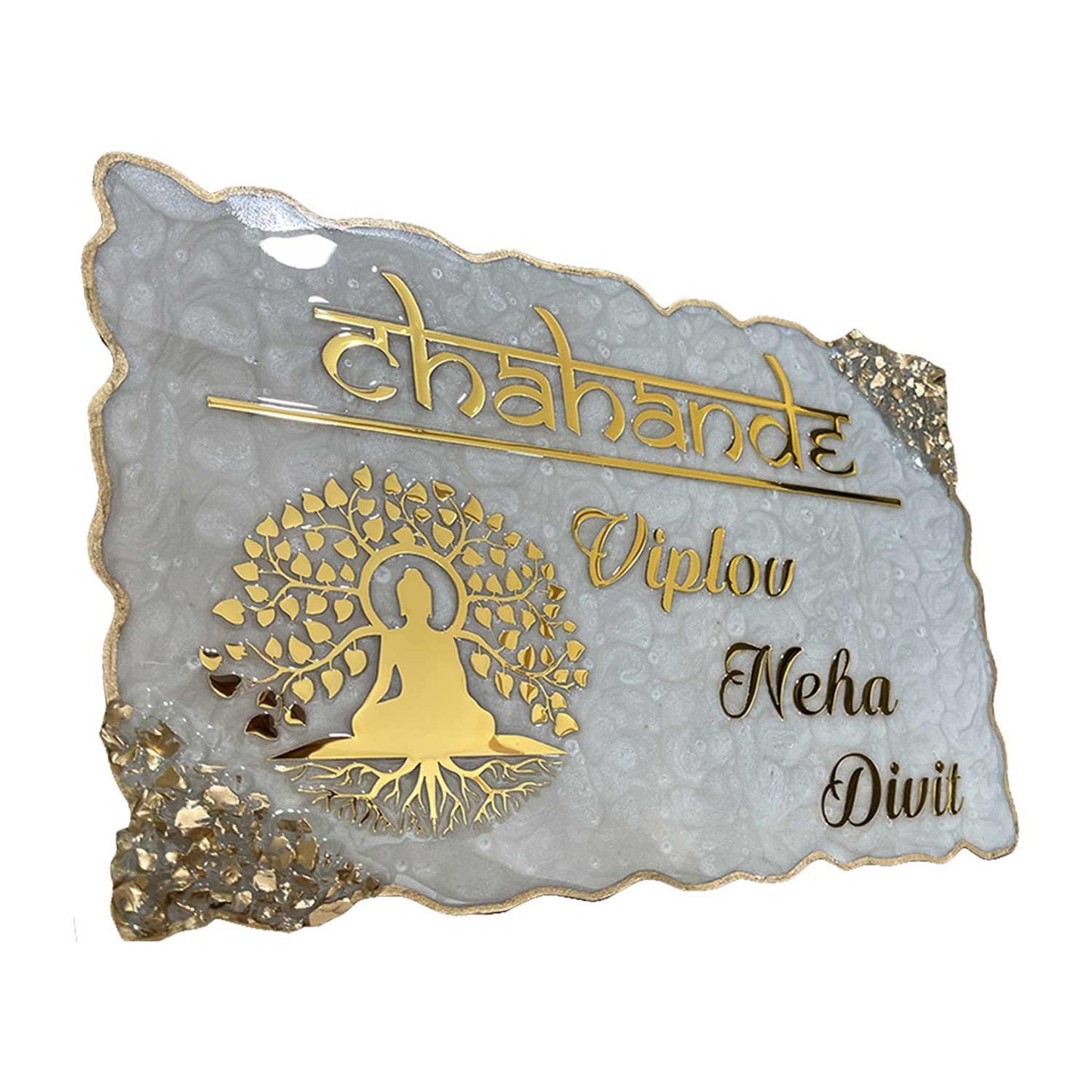 Zen Essence - Family Resin Nameplate
