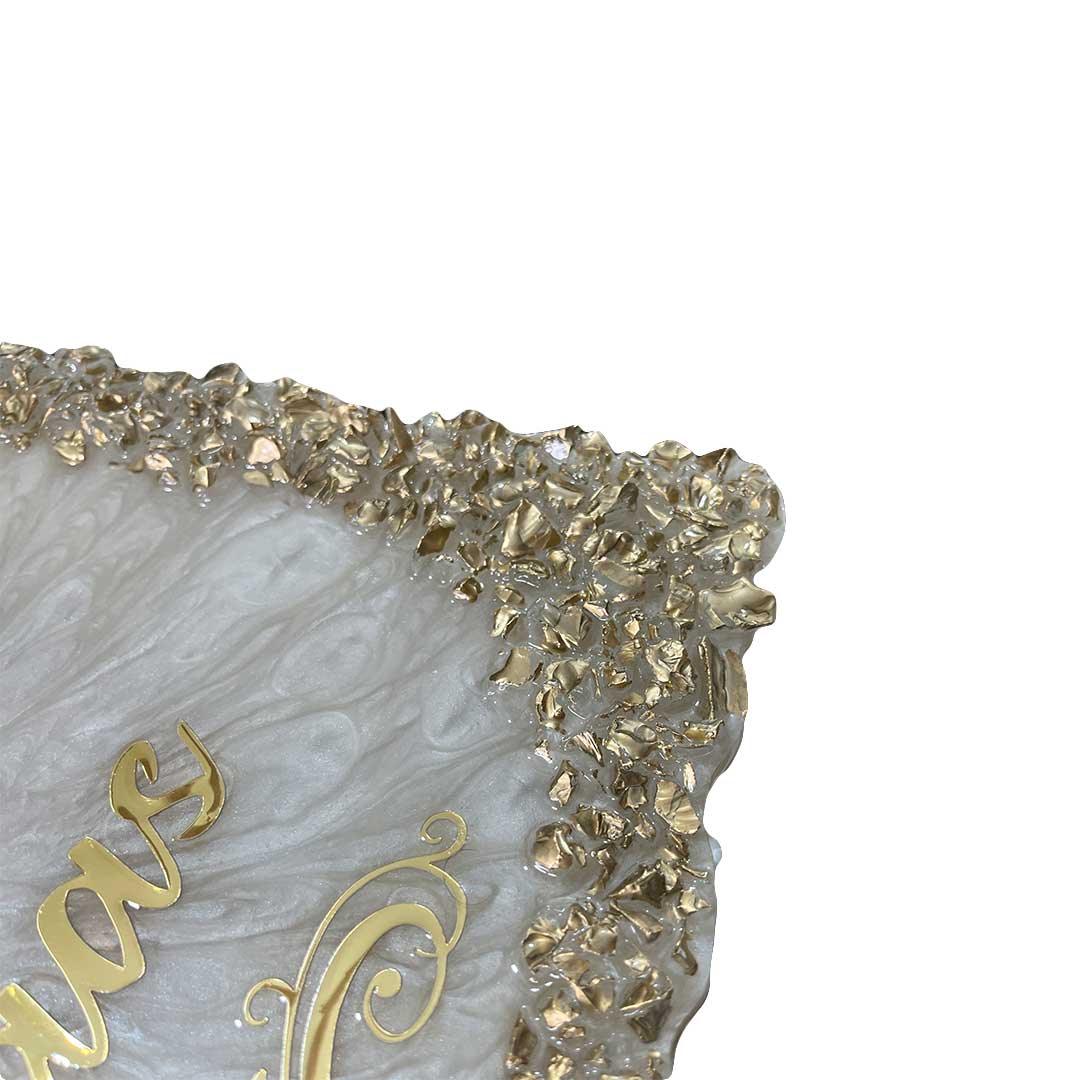 Singh's - Pearl Texture Resin Nameplate
